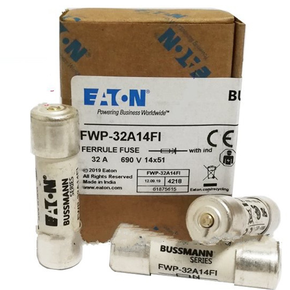 10pc new eaton FWP-32A14FI (32Amp) 32A 700V 14x51mm Fuse Free shipping