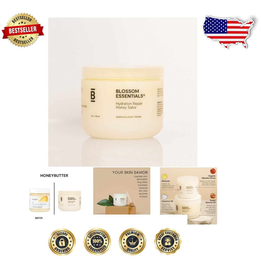 Intense Hydration Honey Salve - Natural Balm for Eczema and Sensitive Skin