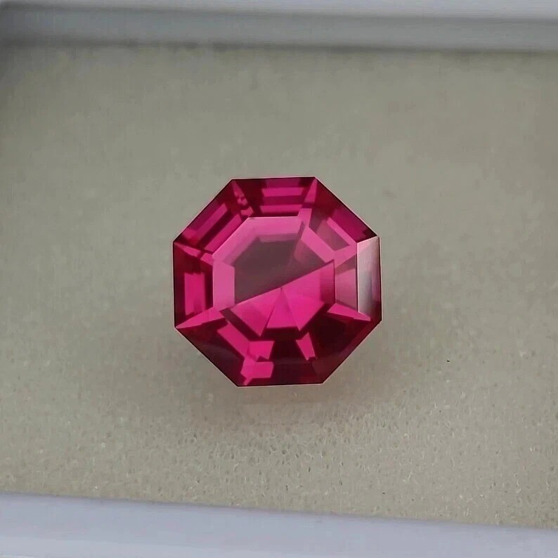 Pink Sapphire Octagon Cut 8-9 Ct Rare Natural EGL Certified Loose Gemstone