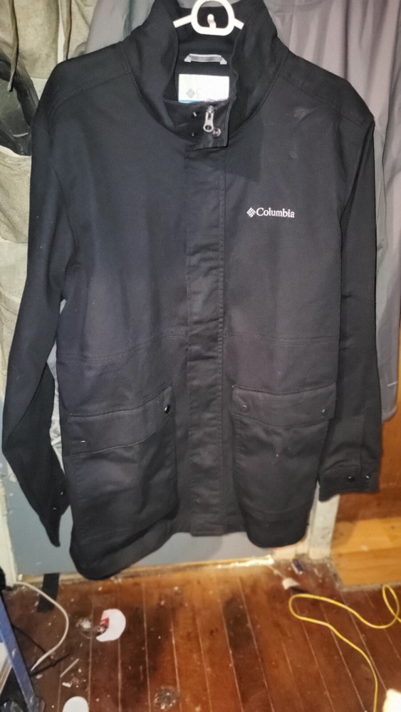 New Men's Columbia Wheeler Peak II Jacket  Black  Size Large