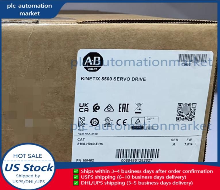 2198-H040-ERS New Allen Bradley 2198-H040-ERS /A Kinetix 5500 Servo Drive US