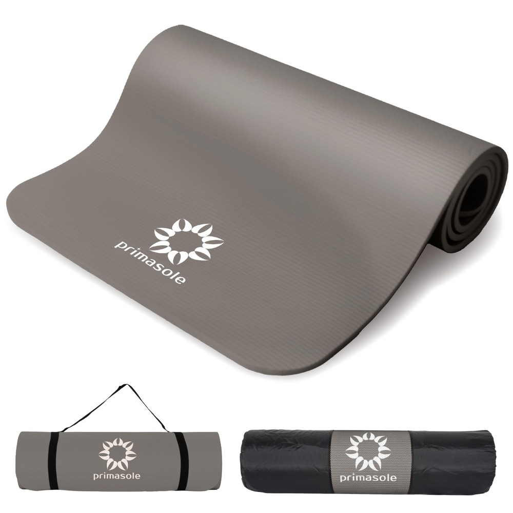 Extra Thick 1/2-Inch NBR Yoga Mat with Carrying Strap Lightweight Non-Slip