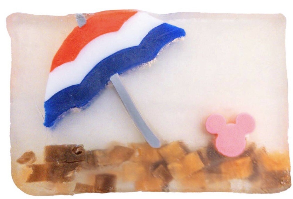 Disney Parks BASIN Mickey Mouse Americana Summer Beach Umbrella Soap
