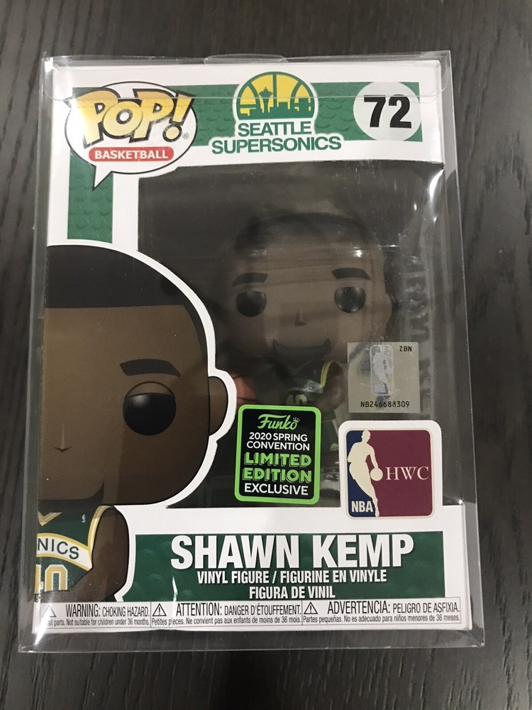 Funko Pop NBA Shawn Kemp Seattle SuperSonics ECCC Exclusive Vinyl Figure