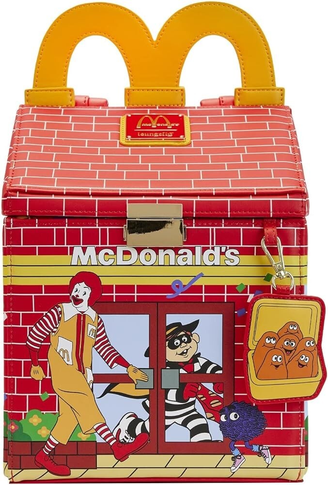 Loungefly McDonalds Happy Meal Bag Boxlunch Exclusive Pre-Owned. (SOLD OUT!!!)