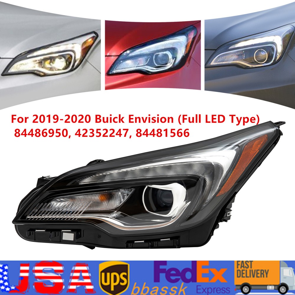 2019-2020 Buick Envision LED Headlight Left Front Driver Side Replacement-image