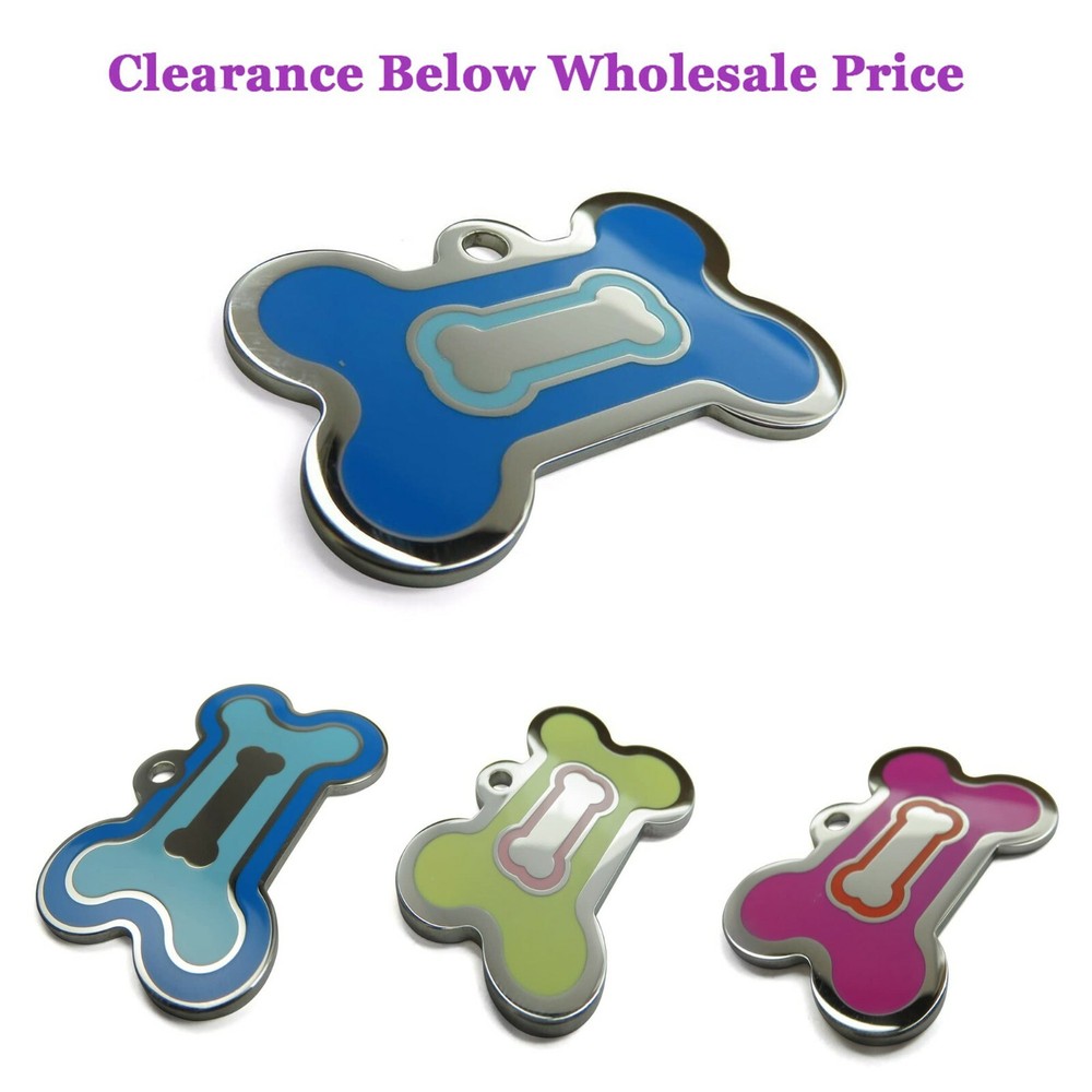 140-Pack MyIDDog Blank 316 Stainless Steel Pet Tags - Clearance-image