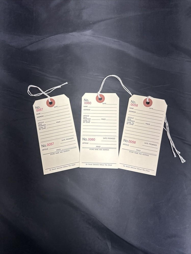 Repair Tags 5x5.25 Manila Cardstock Approximately 250 In Bag Not Used Open Box