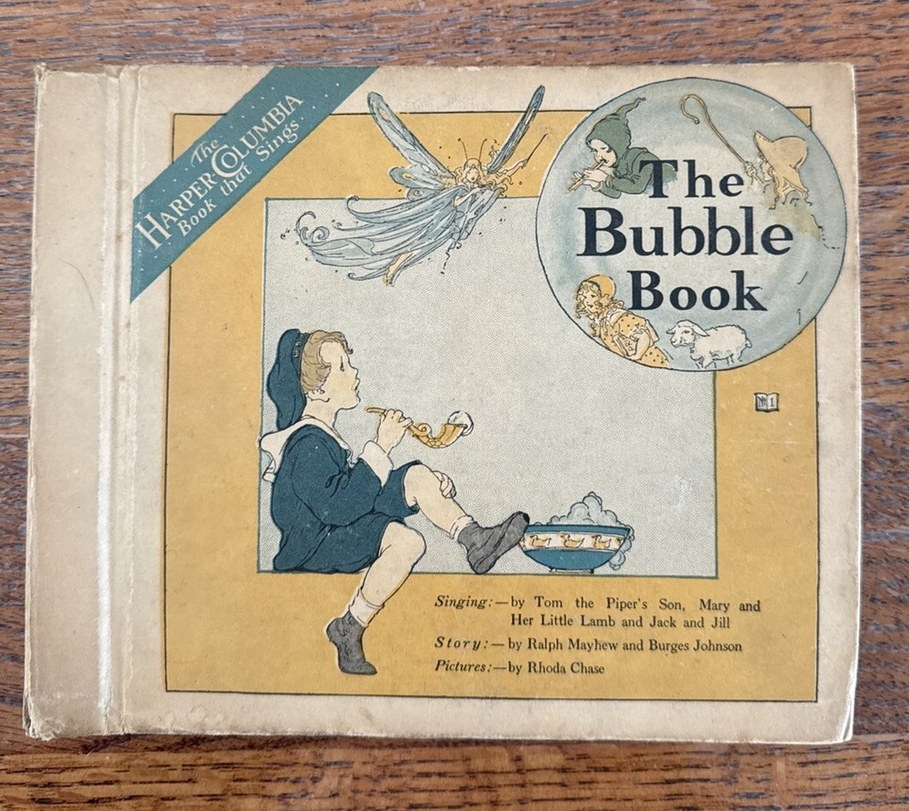 ART NOUVEAU THE BUBBLE BOOK WITH TWO RECORDS