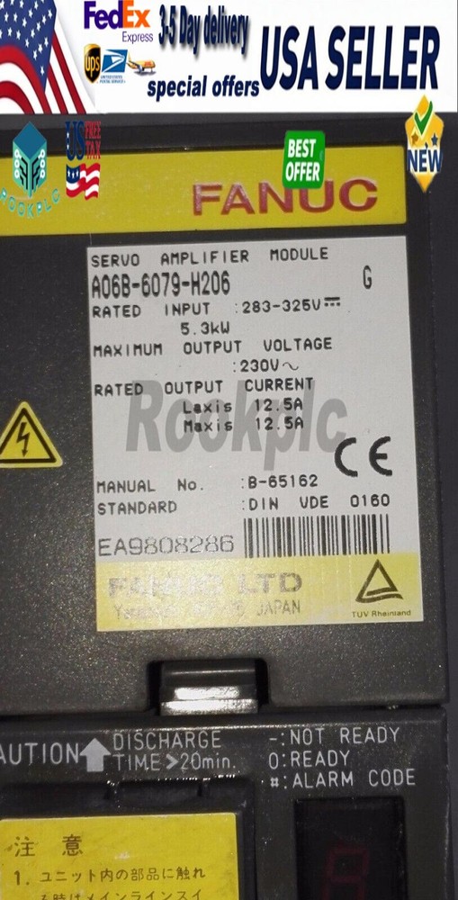 New Genuine New In Box FANUC A06B-6079-H206 Servo Drive Free Shipping