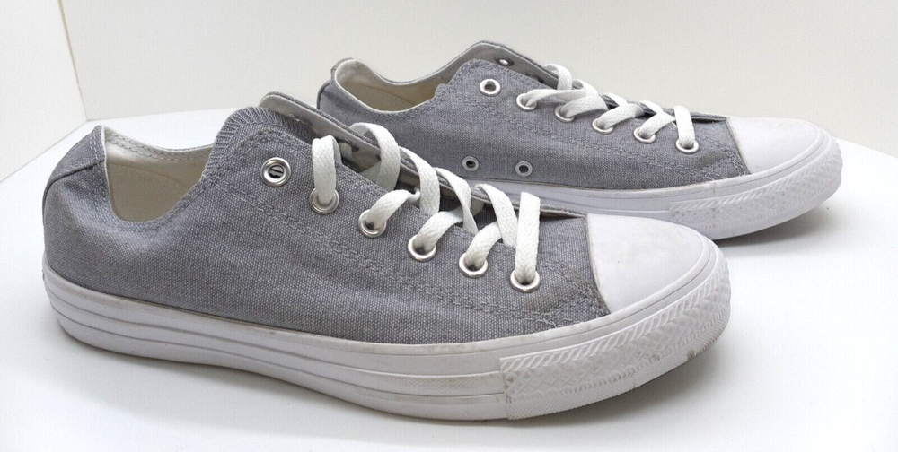 Converse Chuck Taylor All Star Unisex Sneakers Wolf Grey White 163181F M7 W9