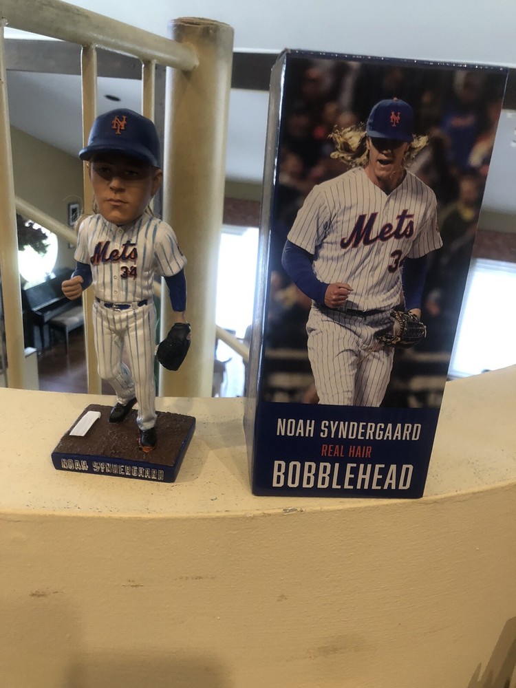 Noah Syndergaard Bobblehead-LTD REAL HAIR 2018 Season Ticket Holder SGA-N Y Mets