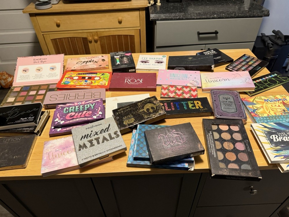 Eye Shadow Palette Lot Toofaced Bh Cosmetics Nyx Various Conditions Read Desc