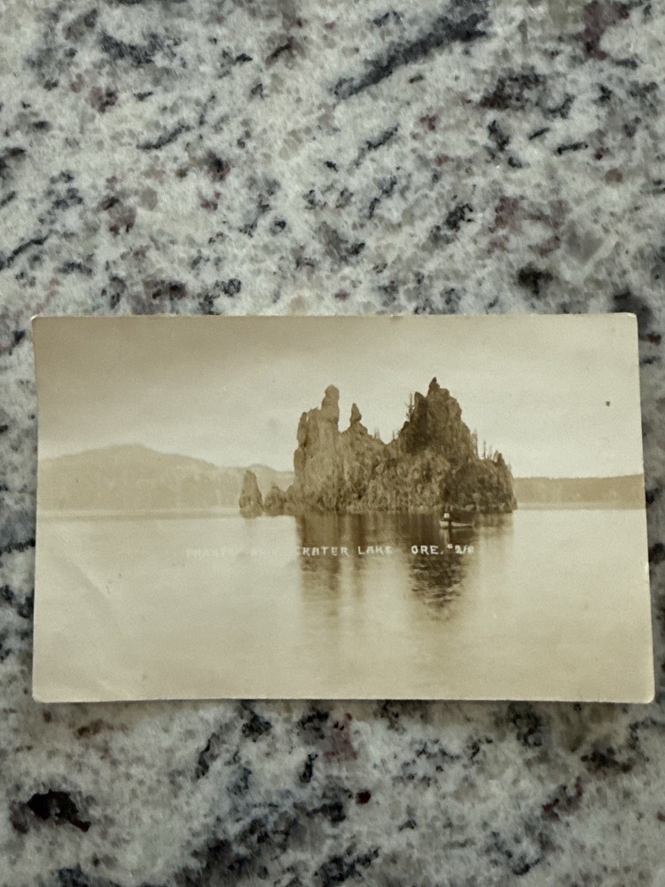 Antique RPPC c1905 Crater Lake, Oregon