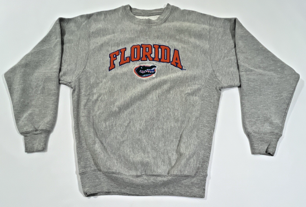 Vintage 90s Steve & Barry’s Florida Gators Sweatshirt Men’s Small Gray Crewneck