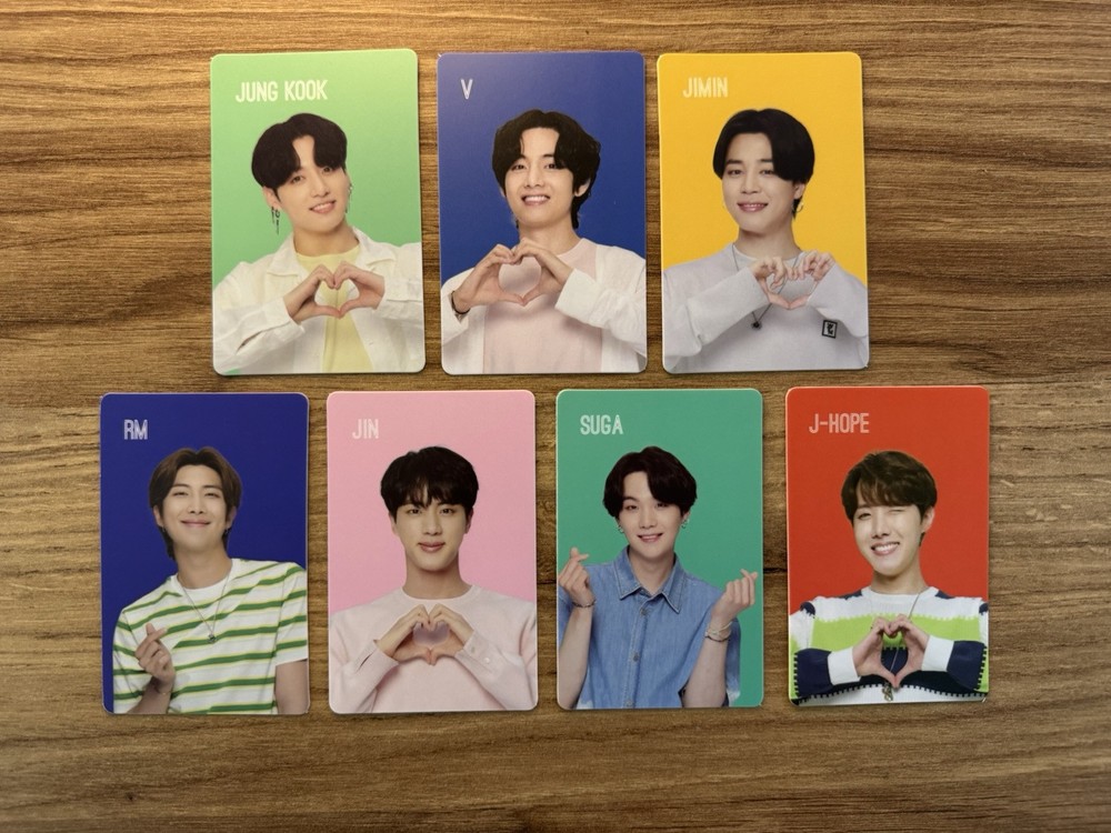 BTS GROUP Chilsung Cider Official Limited Photocard Set Rare