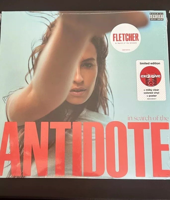 Fletcher - In Search Of The Antidote - Target Milky Clear Vinyl LP + Poster NEW