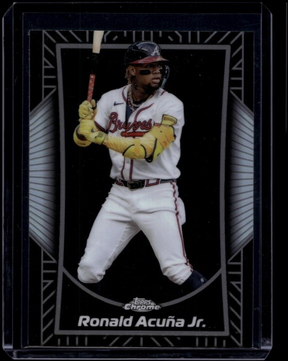 2025 Topps Chrome Baseball Ronald Acuna Jr. #SE-3 Shadow Etch