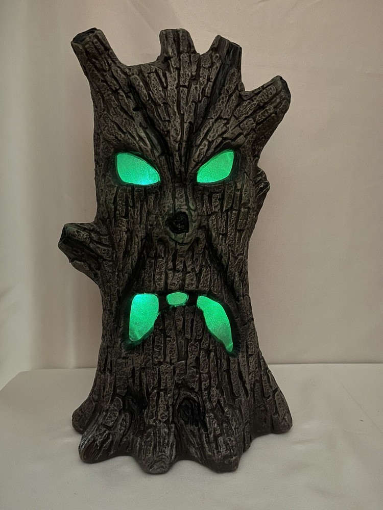 Seasonal Visions Int'l Ltd Blow Mold Halloween Spooky Laughing Light Up Tree-image