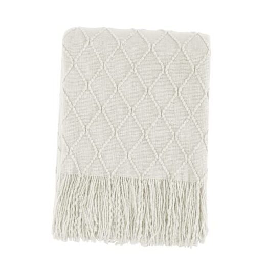 Throw BlanKet Knitted Throw Textured Solid Soft Sofa Couch Cover 50