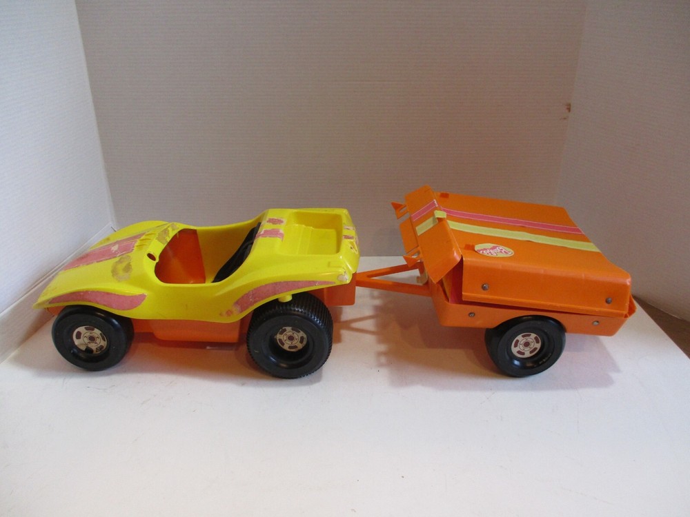 Vintage 1972 Barbie Going Camping Set Breezy Buggy and Tent Dune Buggy Outdoors