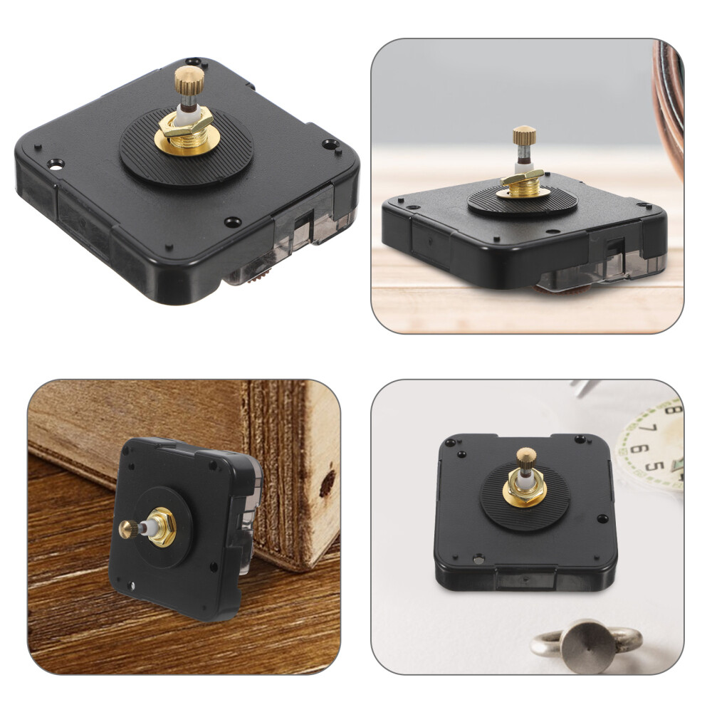 Clock Accessory Quartz Movement Black Screw Plastic Sweep Movement With Clock