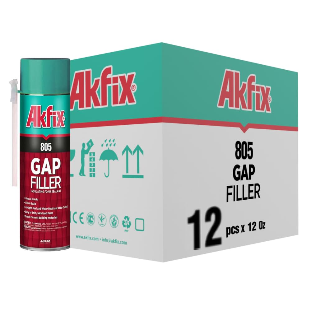 805 Spray Foam Insulation Can - Waterproof Sealant with Straw, Expanding