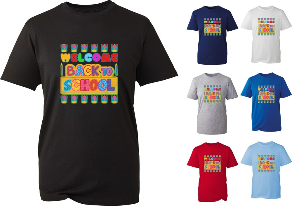 Back To School Funny T-Shirt Summer Vacations Summer Holidays Students Gift Top-image