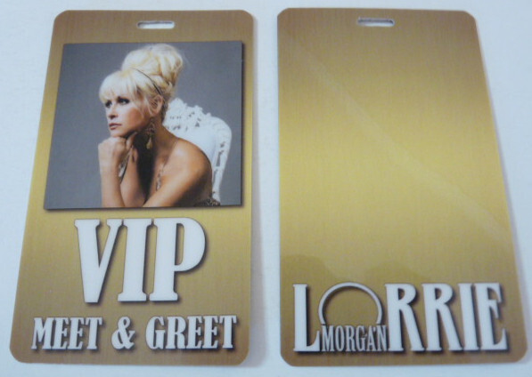 Lorrie Morgan 2015-2016 Concert Tour Meet & Greet Laminate Backstage Pass D11