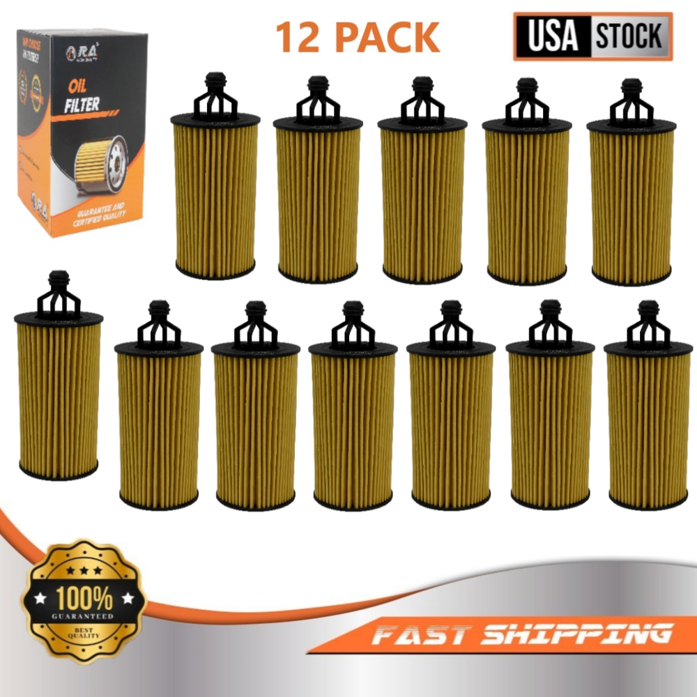Engine Oil Filter (12 Pack) For CHRYSLER 300 GRAND CARAVAN PACIFICA VOYAGER 3.6L