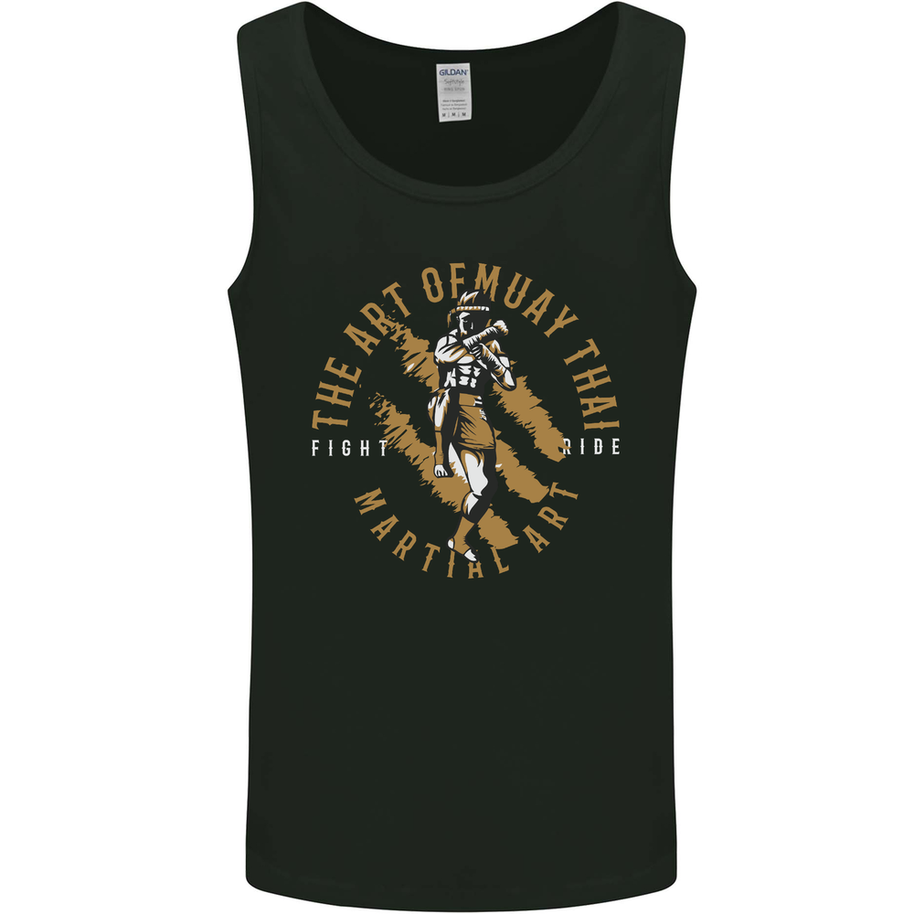 The Art of Muay Thai MMA Mixed Martial Arts Mens Vest Tank Top