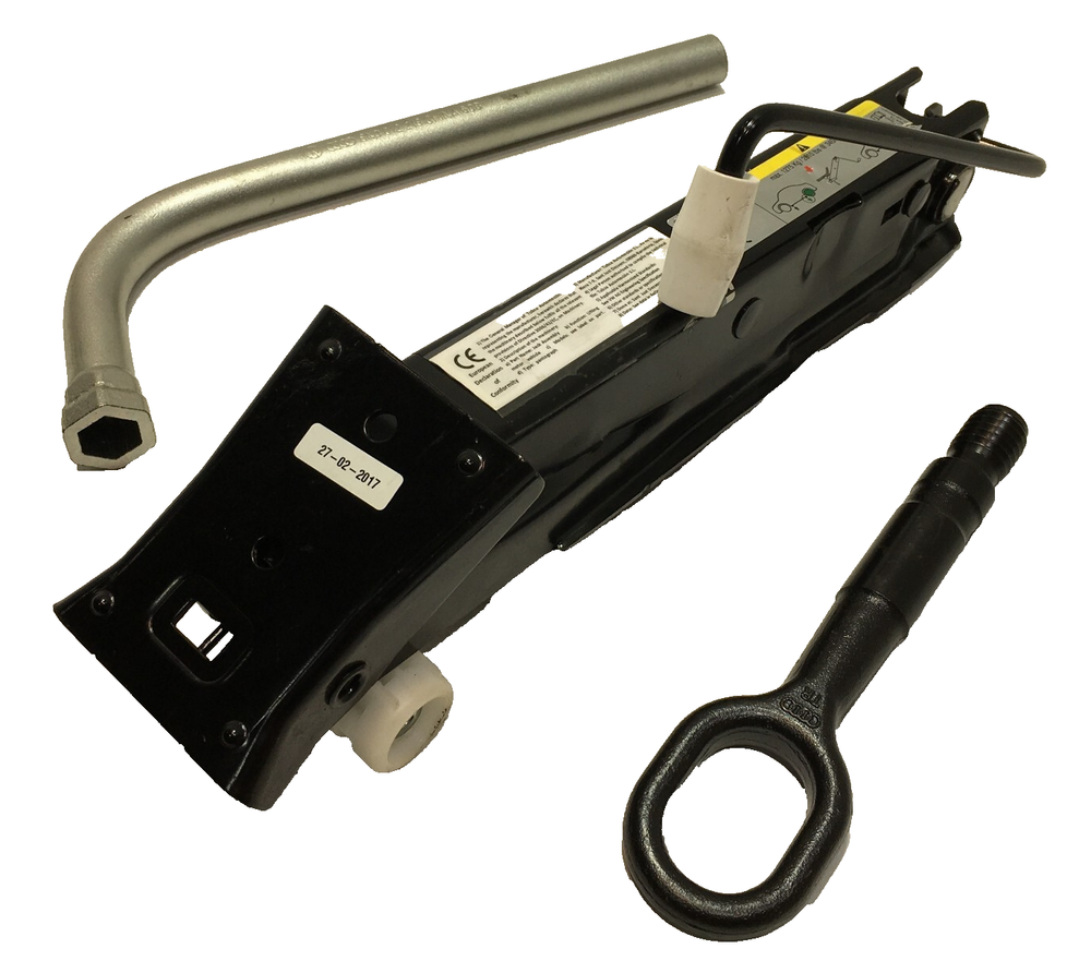 S6 Audi Emergency Jack Lift W/ Lug Wrench & Tow Eye Hook Tool Kit OEM 2013-2018