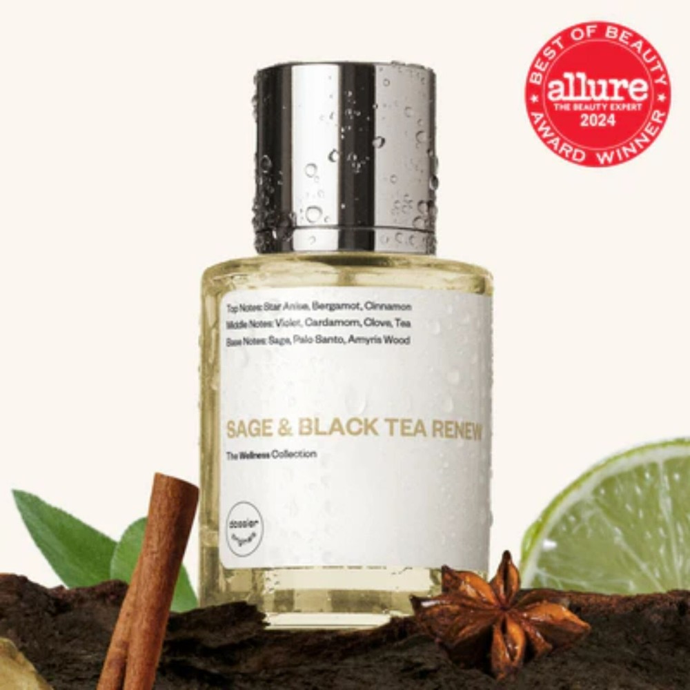 Dossier Perfumes - Sage & Black Tea Renew | Invigorating Herbal Tea Essence for