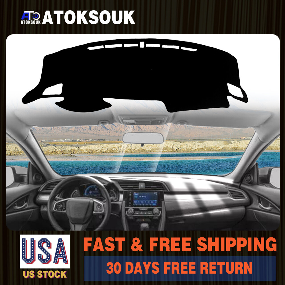 Sunproof Dashboard Cover Mat for 2016-2021 Honda Civic Interior Protection