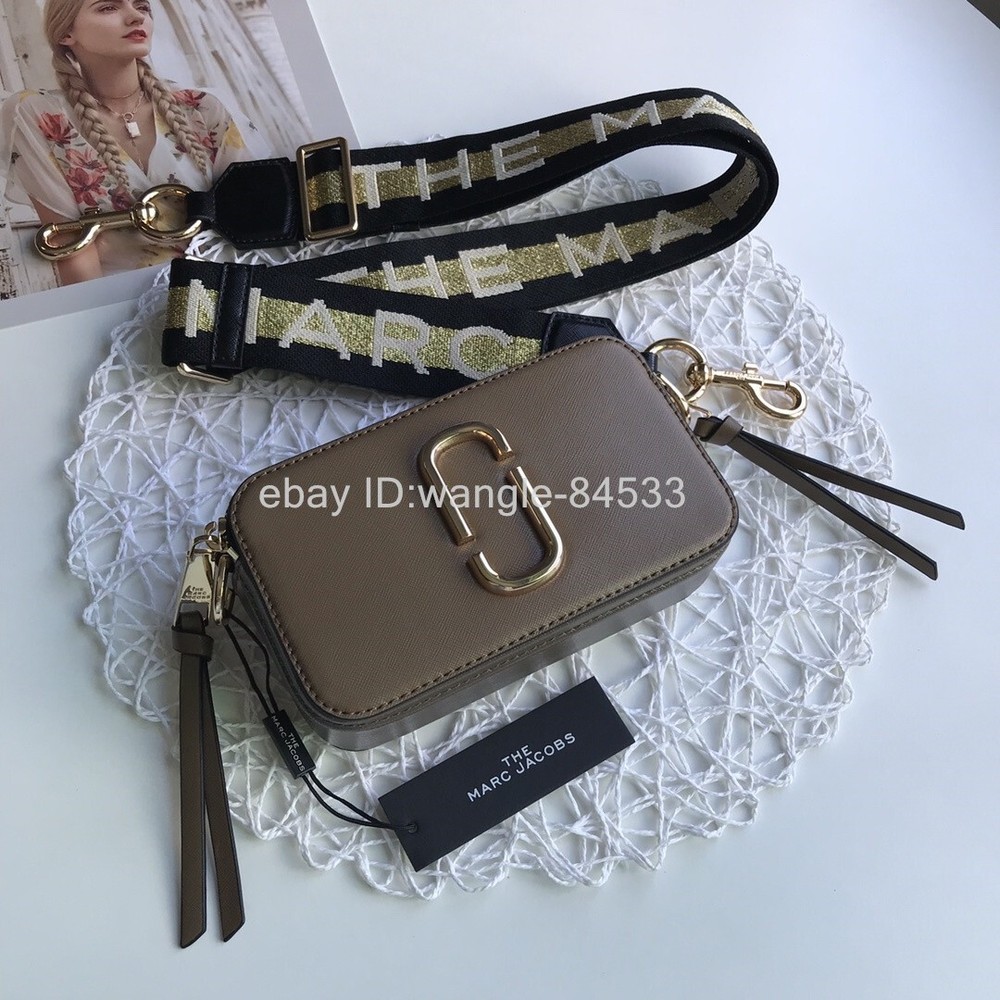 Marc Jacobs Small Snapshot Camera Bag Purse Chocolate Shoulder Bag