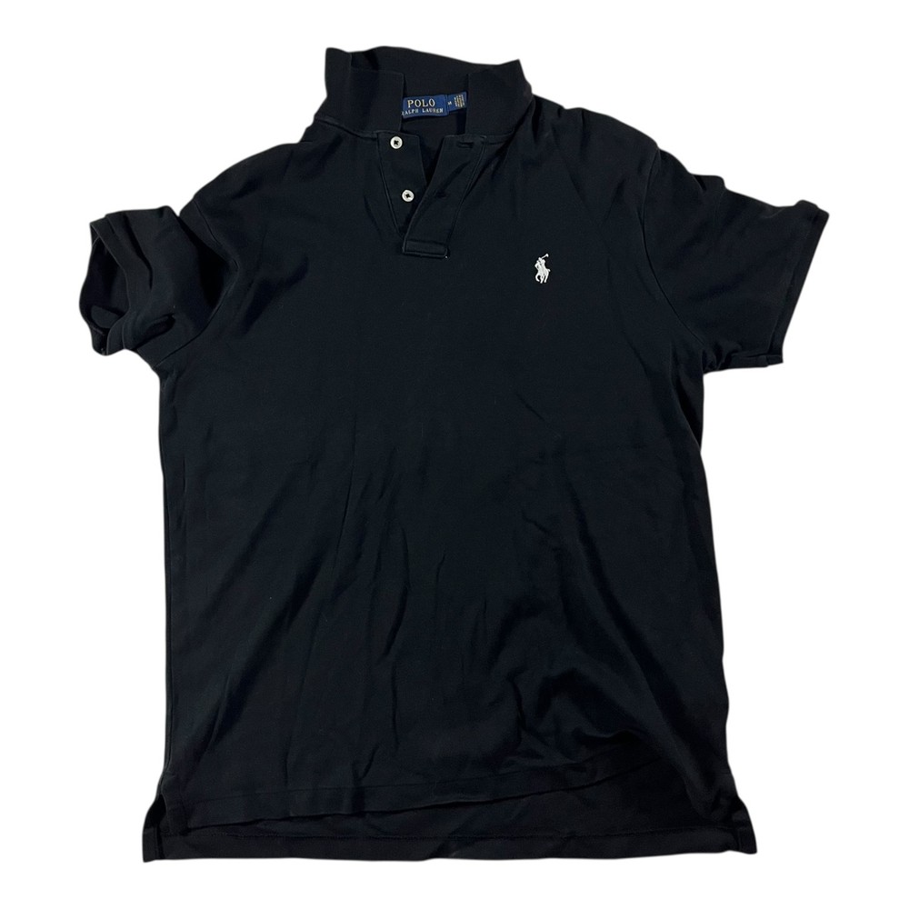 Polo Ralph Lauren Classic Fit Black Short Sleeve Polo Shirt Men's Size M