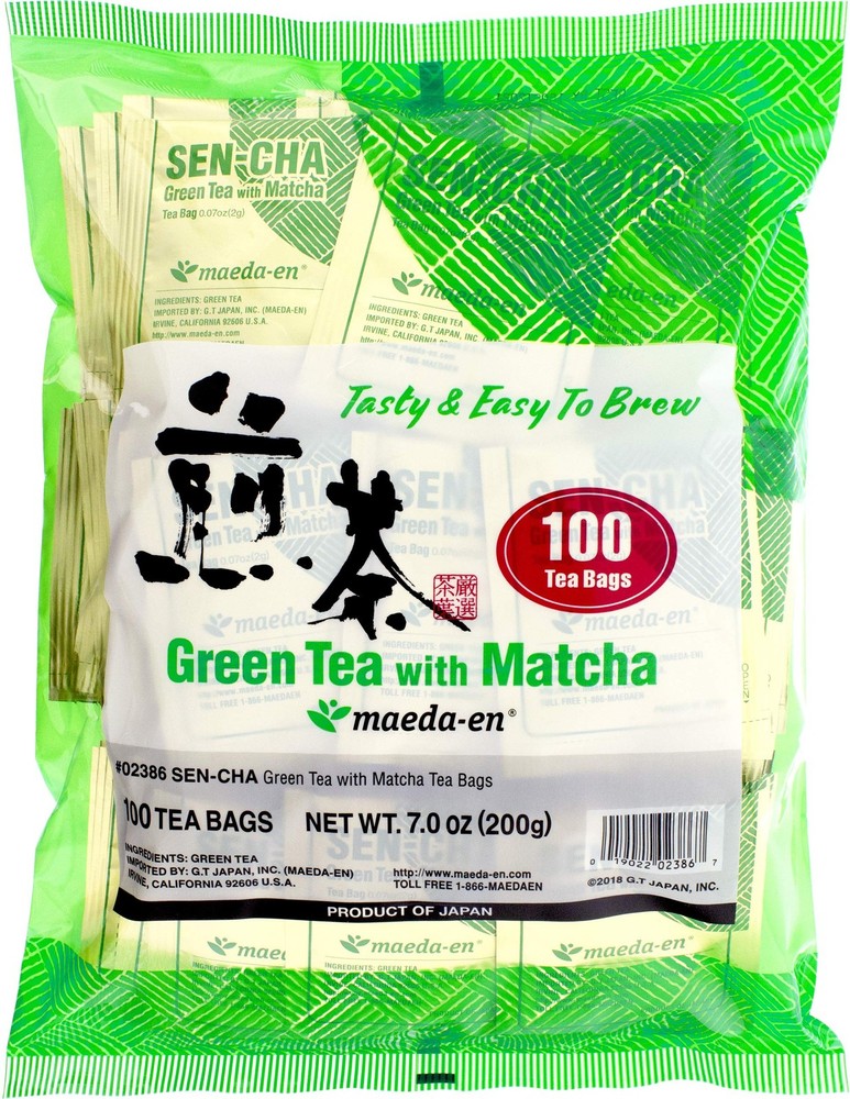 Maeda Sen-cha Green Tea with Matcha 100 Tea Bags