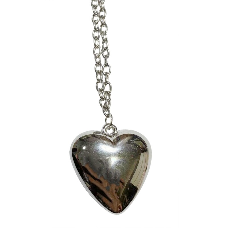 Y2K Street Heart Necklace Accessory Eye Catching Neck Chains Jewelry Charm