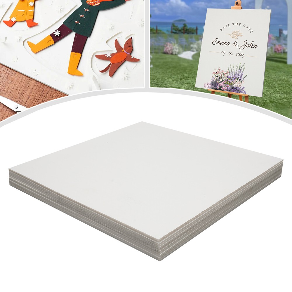 12Pcs Blank Poster Boards, Poster Board, Multipurpose Blank Board 24*24 in