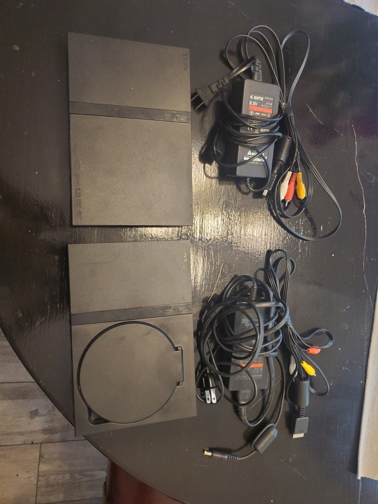 Sony PS2 Slim Console Charcoal Black SCPH-70012