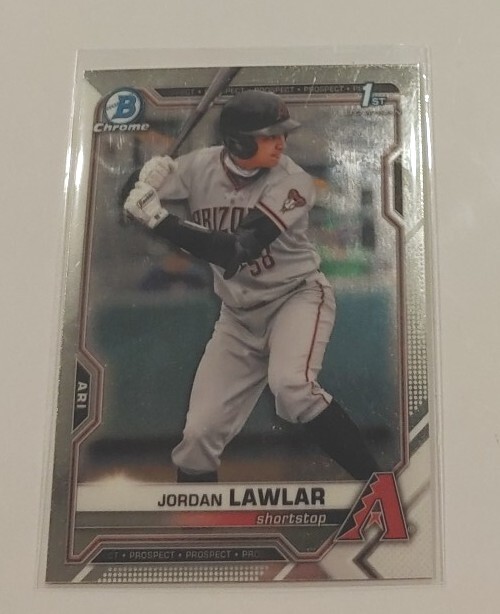 Jordan Lawler 2021 Bowman Draft 1st Chrome #BDC-194