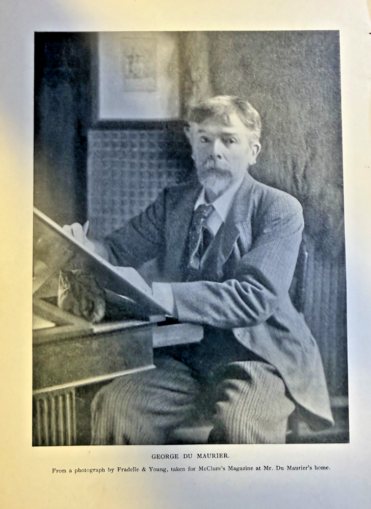 1895 Vintage Magazine Illustration Artist George Du Maurier