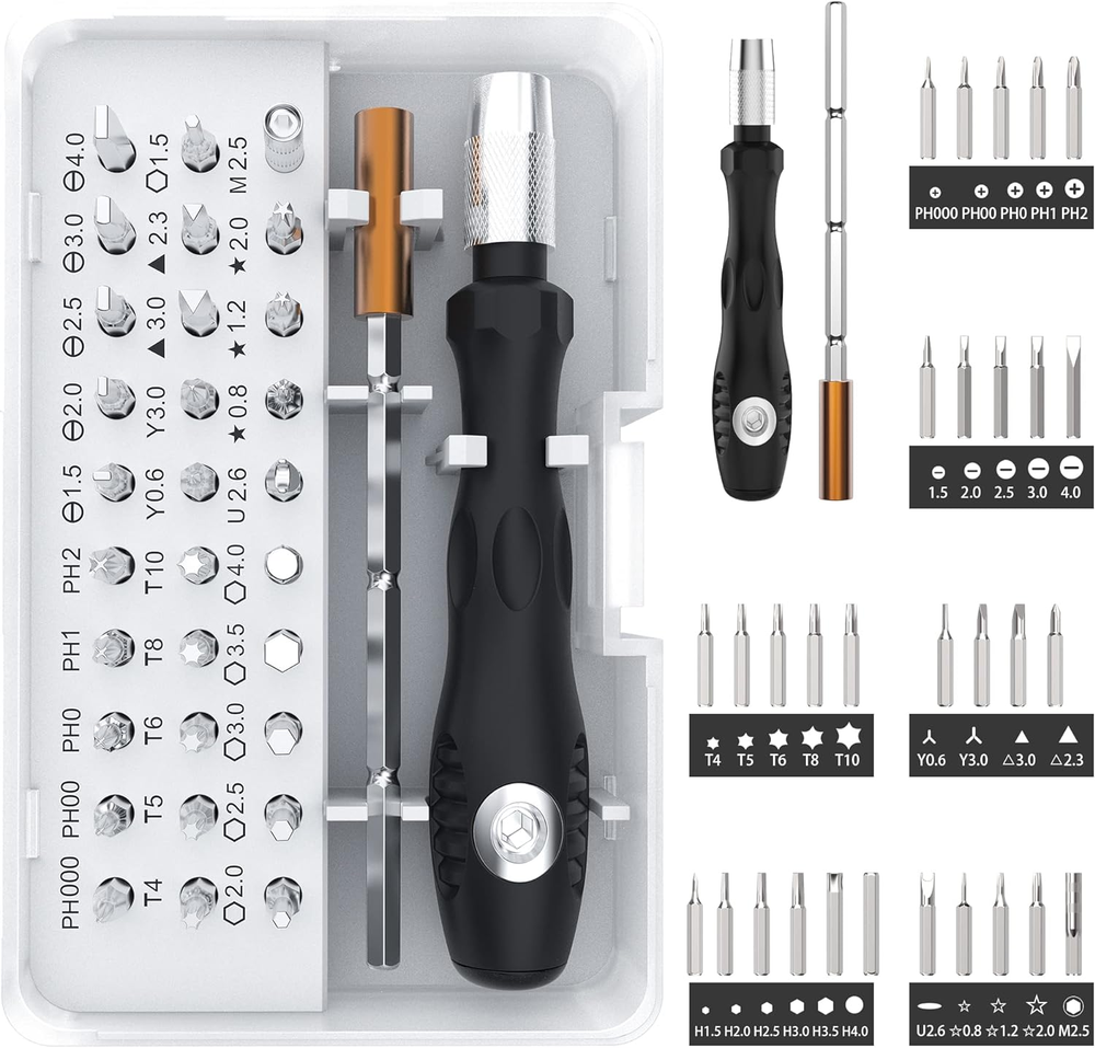 32-in-1 Magnetic Mini Screwdriver Set with Compact Storage Box