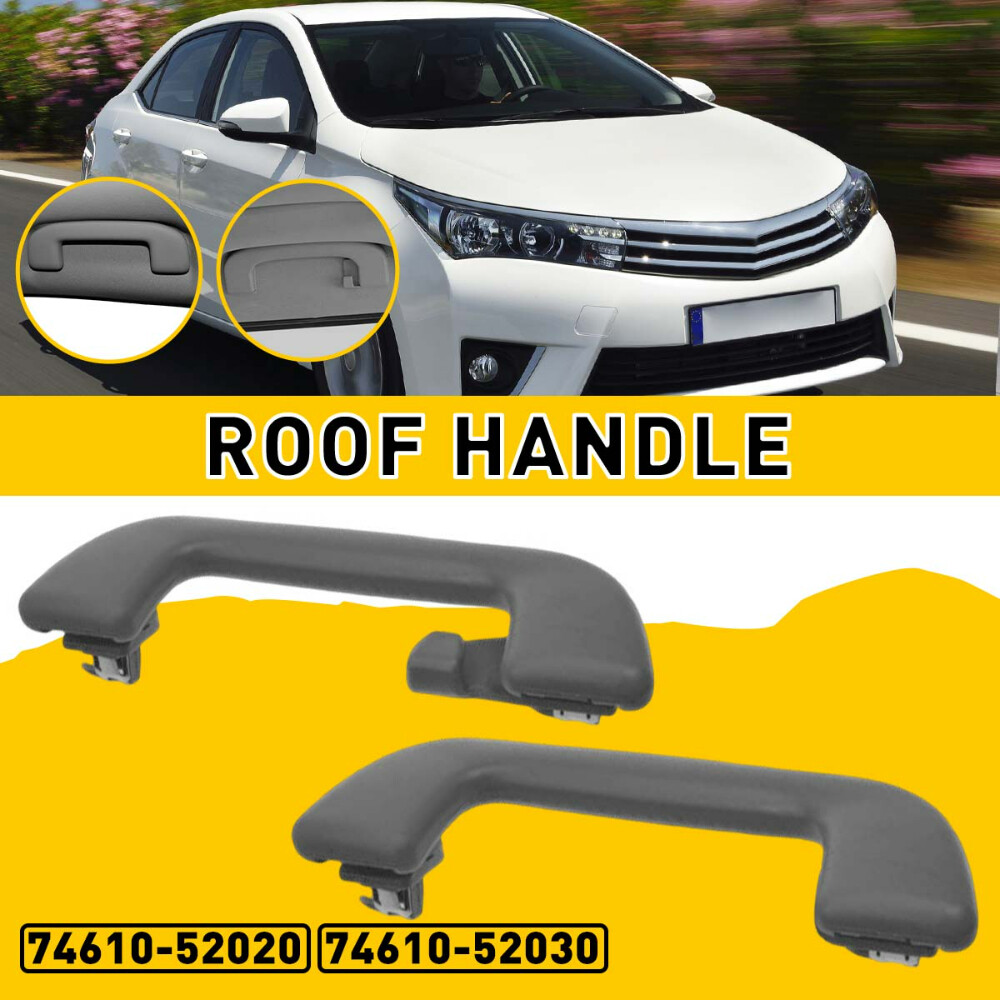 2PCS FrontRear Roof Inner Ceiling Pull For Handle Toyota Corolla Yaris Vios