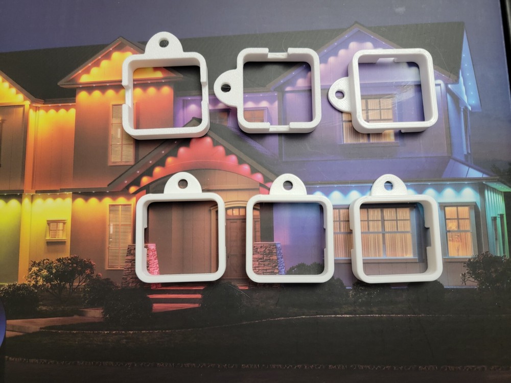 Govee Permanent Outdoor Lights Mount Bracket Originals 2's Elites White 100 Ft