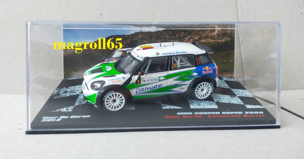 MINI COOPER SUPER 2000 DANI SORDO TOUR DE CORSE 1/43 IXO NEW MINT IN BOX