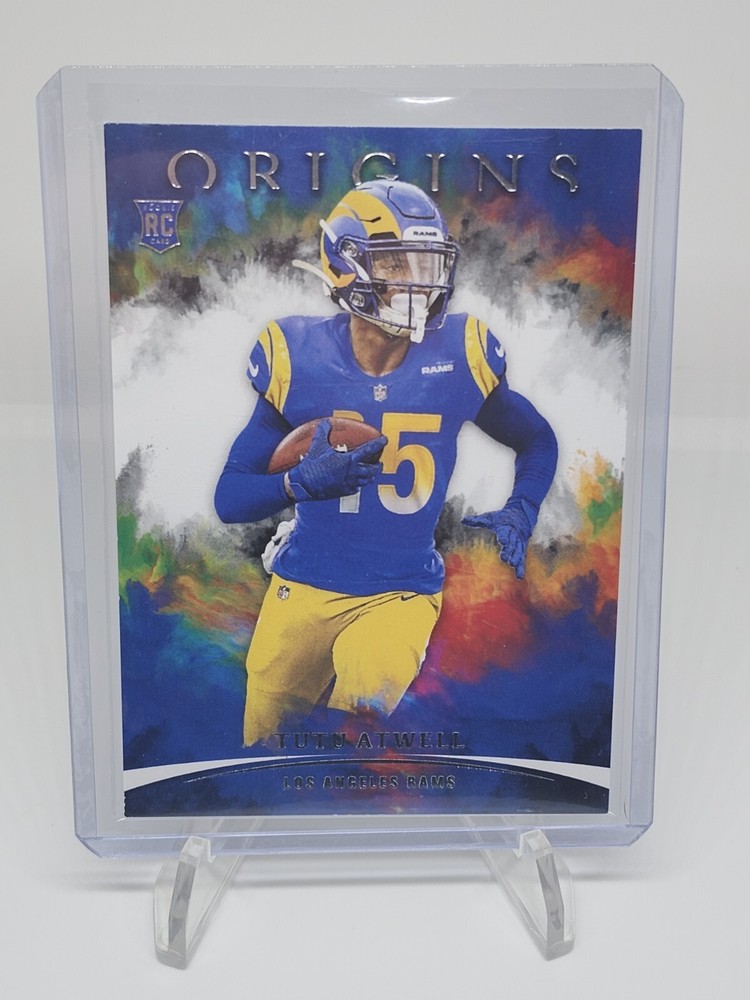 Tutu Atwell 2021 Panini Origins NFL Rookie Card LA Rams RC Insert