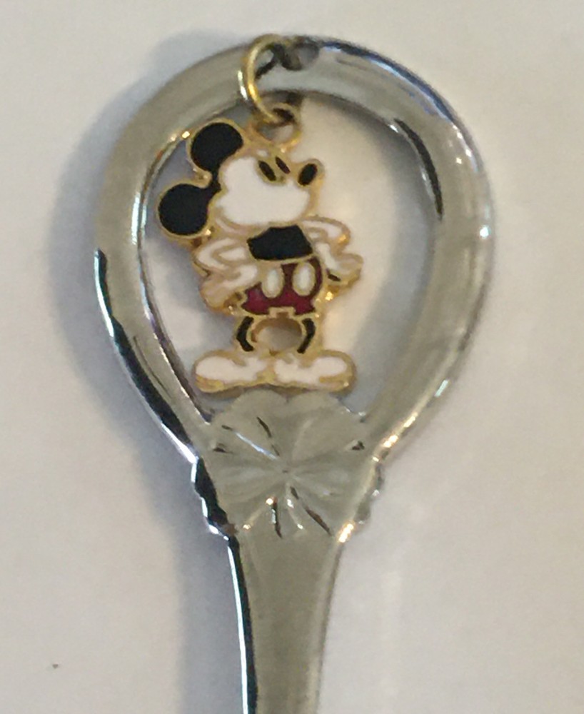 Vintage Mickey Mouse Disney World Collectible Souvenir Spoon