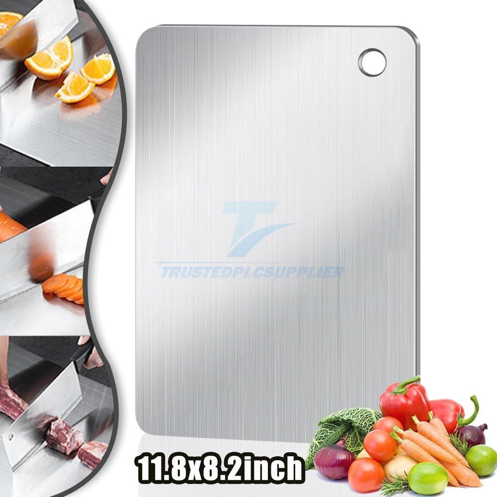 Titanium Cutting Boards for Kitchen, 100% Pure Titanium Double-sided food-grade