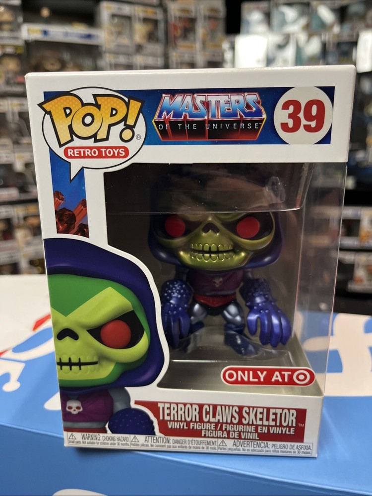 Funko Pop! Terror Claws Skeletor #39 MOTU  Target Exclusive Metallic Retro Toys